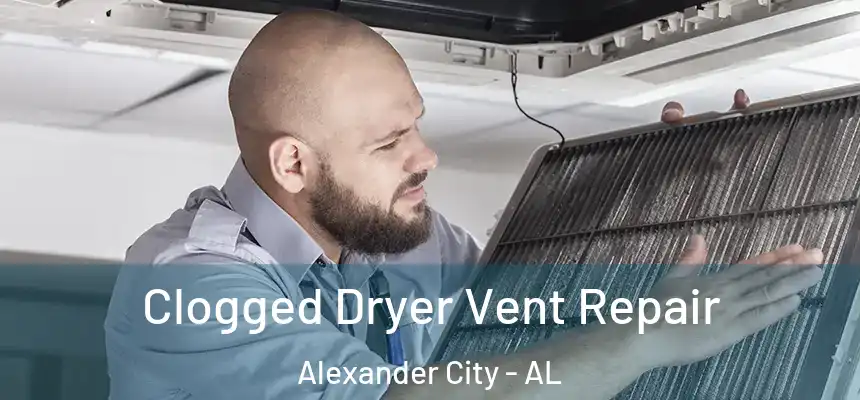  Clogged Dryer Vent Repair Alexander City - AL